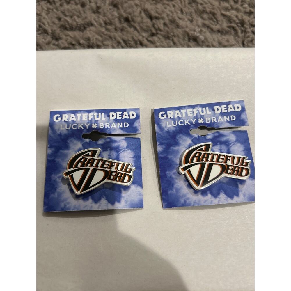 Calling all Dead Heads. Lucky Brand Greateful Dead Lapel Pins (2)